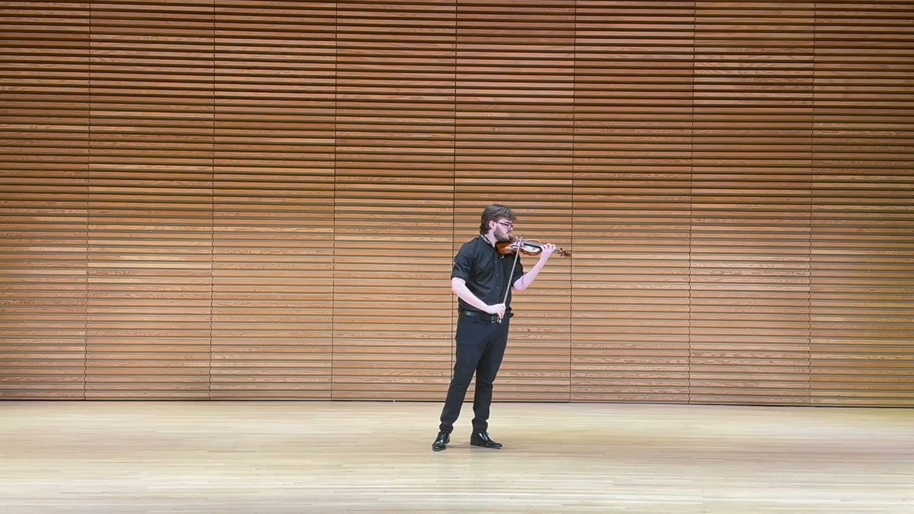Ysaye Solo Violin Sonata No  3 