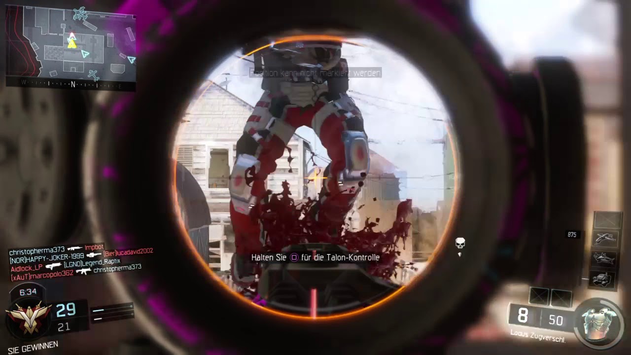 Black Ops 3: Fringe 70 Kills mit exotischen streaks und Sniper Action ;*..