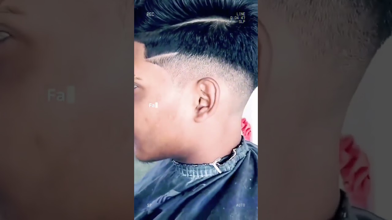 one side trim stylish hair 💇cut ✂️✂️ 