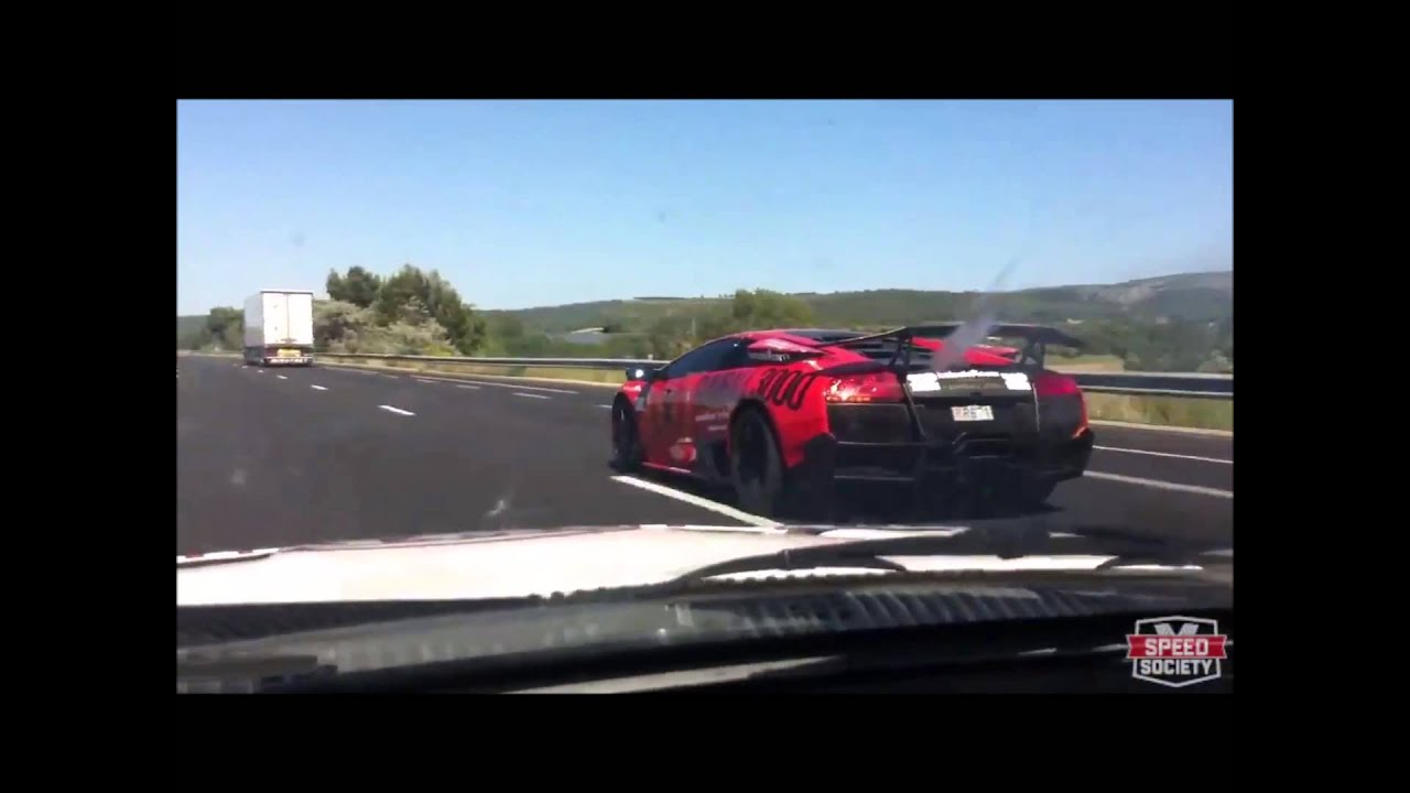 Toyota Supra 2JZ vs Lamborghini - Kneck & Kneck