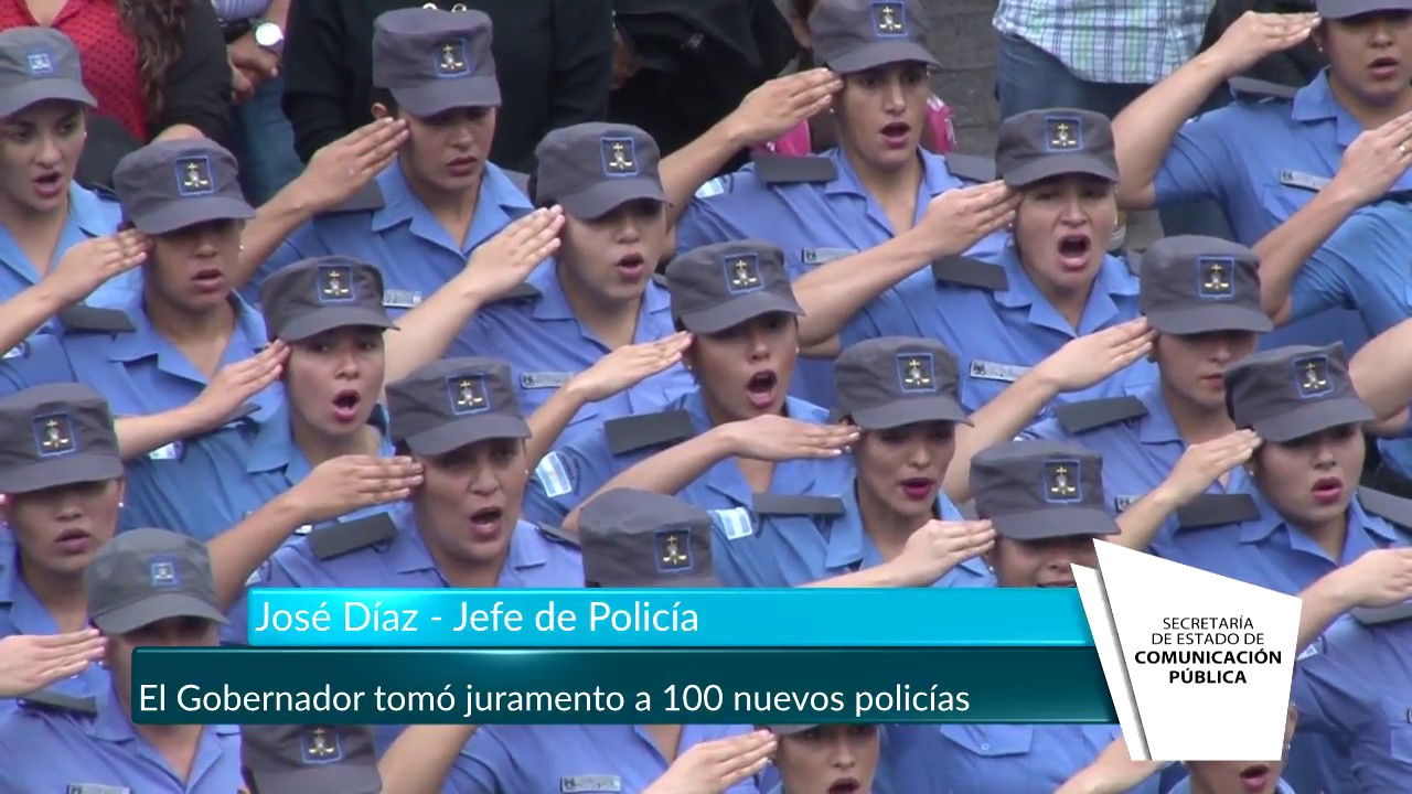 El Gobernador tomó juramento a 100 nuevos policías - Tucumán Gobierno