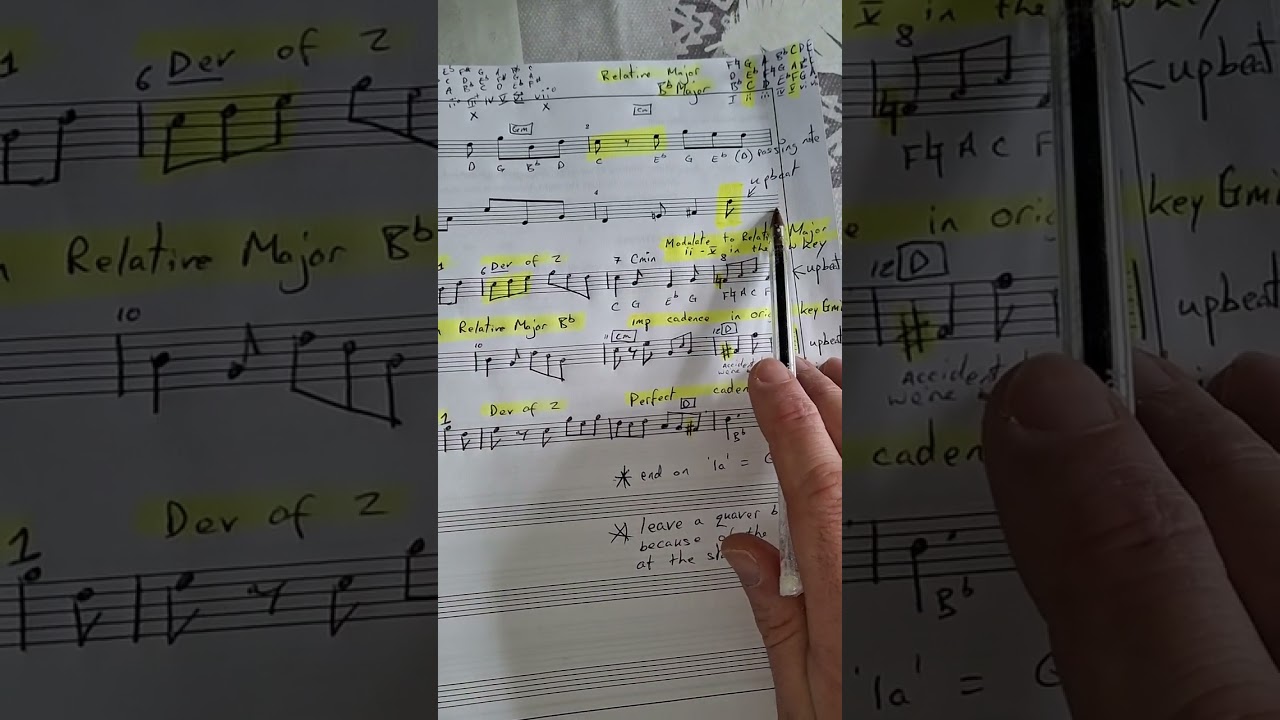 Q1 Minor Melody Solution from our 2026 Music Pre