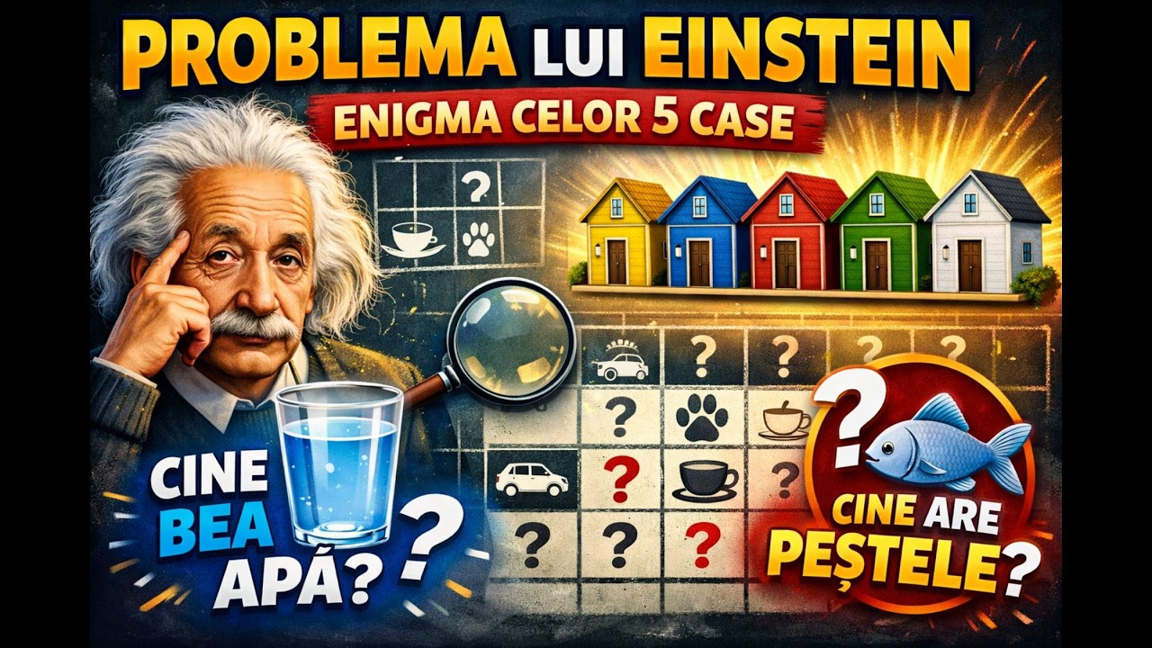 Problema lui Einstein. Test de inteligență celebru și soluția completă