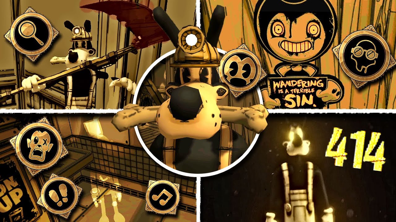 Bendy: Lone Wolf - ALL Achievements & Secrets (Behind The Scenes)