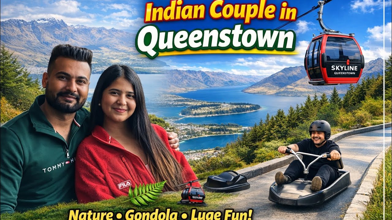 Top Things to Do in Queenstown NZ | Indian Travel Vlog Queenstown Gardens + Skyline Gondola & Luge!