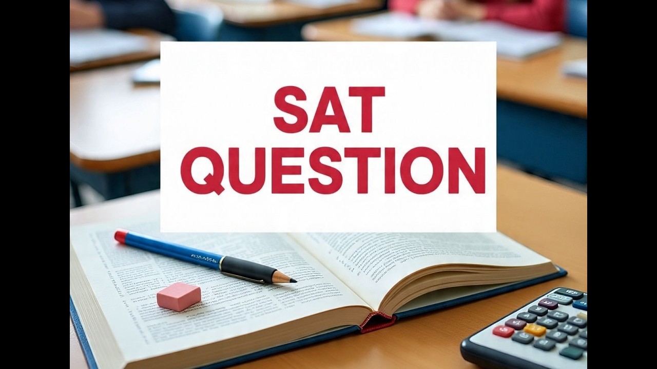 Tackling math SAT test#9 - Question 7