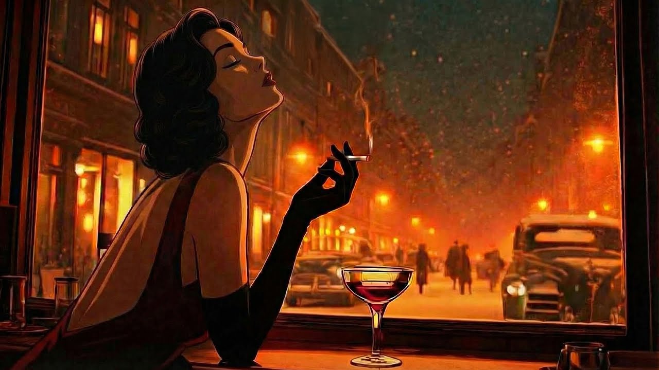 Vintage Nostalgia Bar Jazz Music (Official Lyric Video)