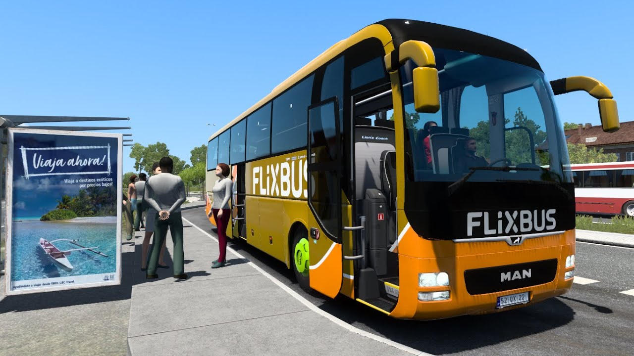 [ 1.44 - 1.45 ] Man Lion's Coach R07 V2 | Free Download Bus Mod | Euro Truck Simulator 2 ETS2
