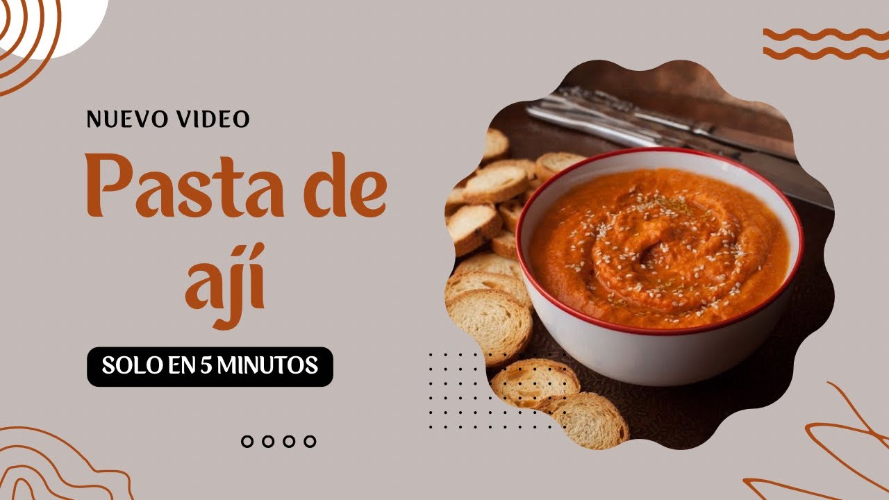 Pasta de Ají casera estilo cubano. Receta fácil de hacer con pocos ingredientes y tiempo.