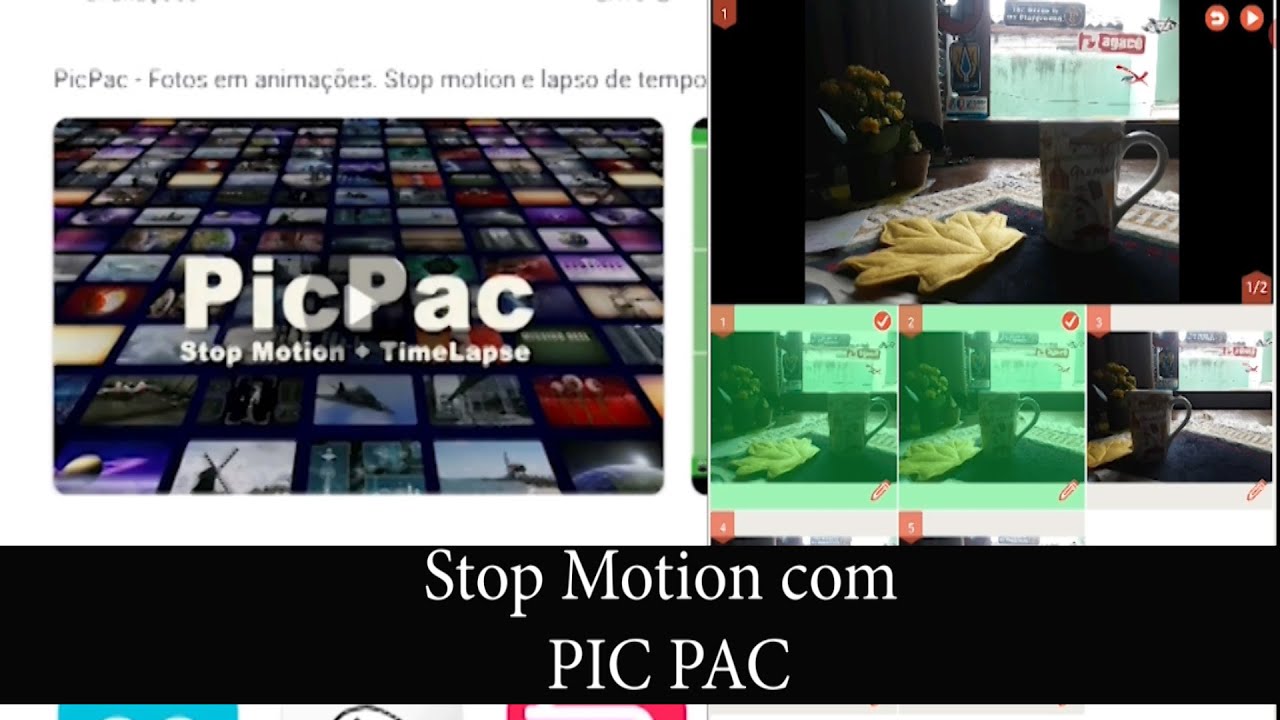Stop Motion com  APP PIC PAC