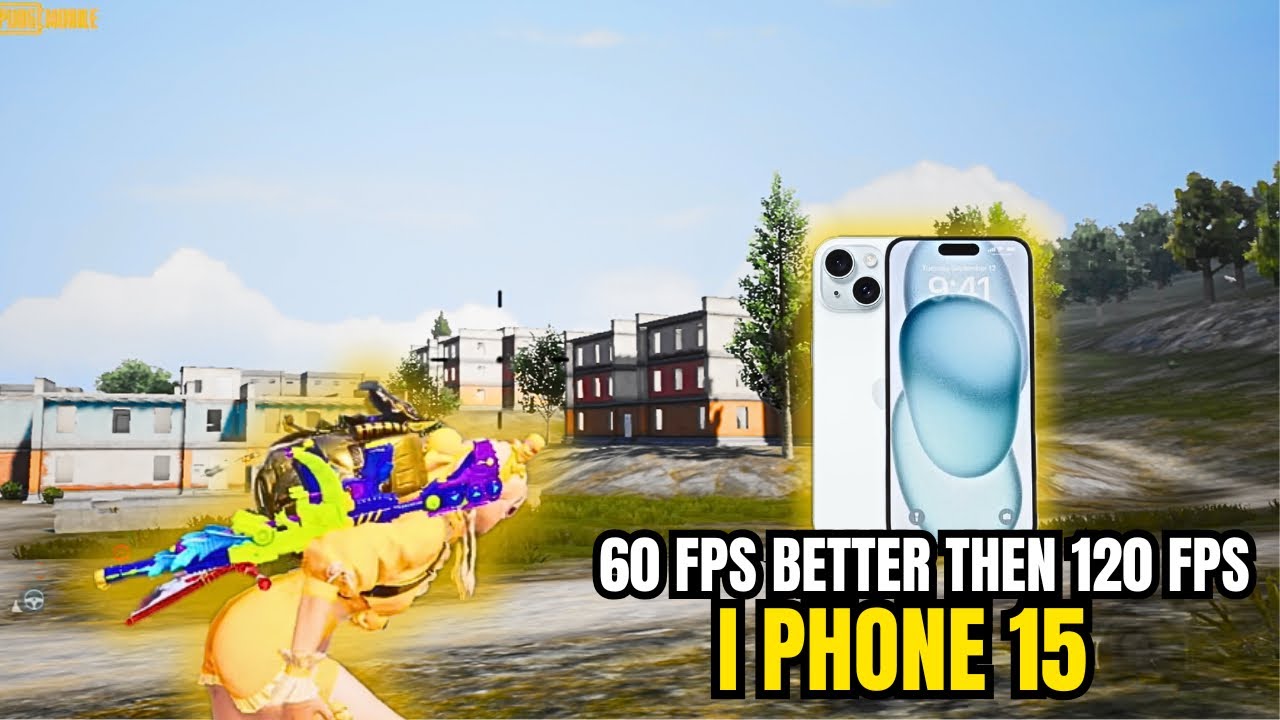 60 FPS BETTER THEN 120 FPS •      I PHONE 15 BGMI PUBG