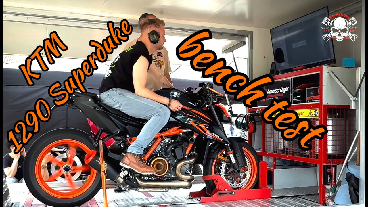 KTM 1290 Superduke R auf dem Prüfstand / test bench