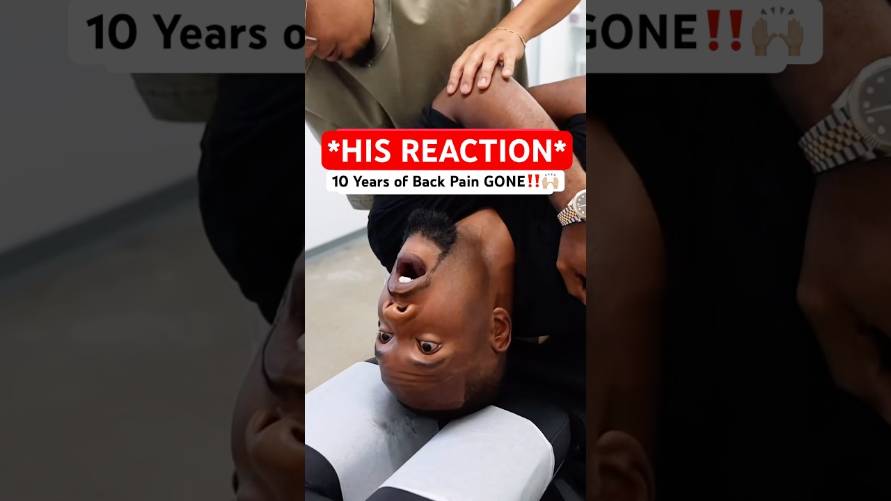 10 Years of Back Pain HEALED😭 #neckpain #Chiropractic #Trending #Short