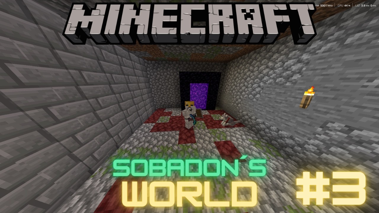 POR FIN MESA DE ENCANTAMIENTOS Y PORTAL!! #3 - SOBADON´S WORLD - Minecraft -