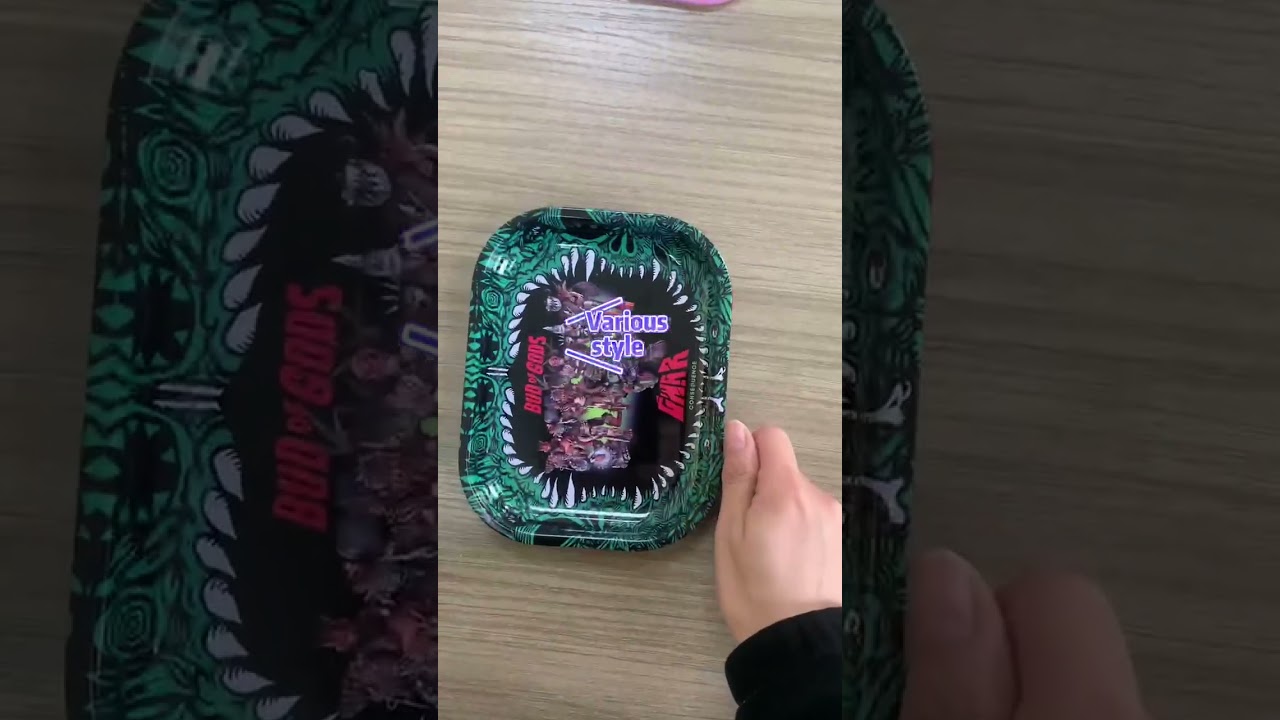 Free Sample Custom Tin Rolling Tray