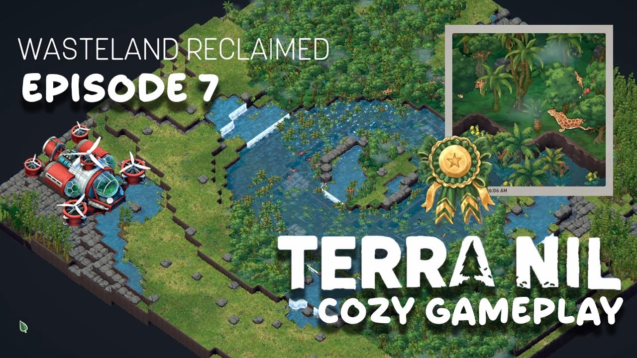 Giving Life on a Collapsed Volcano - Terra Nil [7] cozy gameplay | no commentary