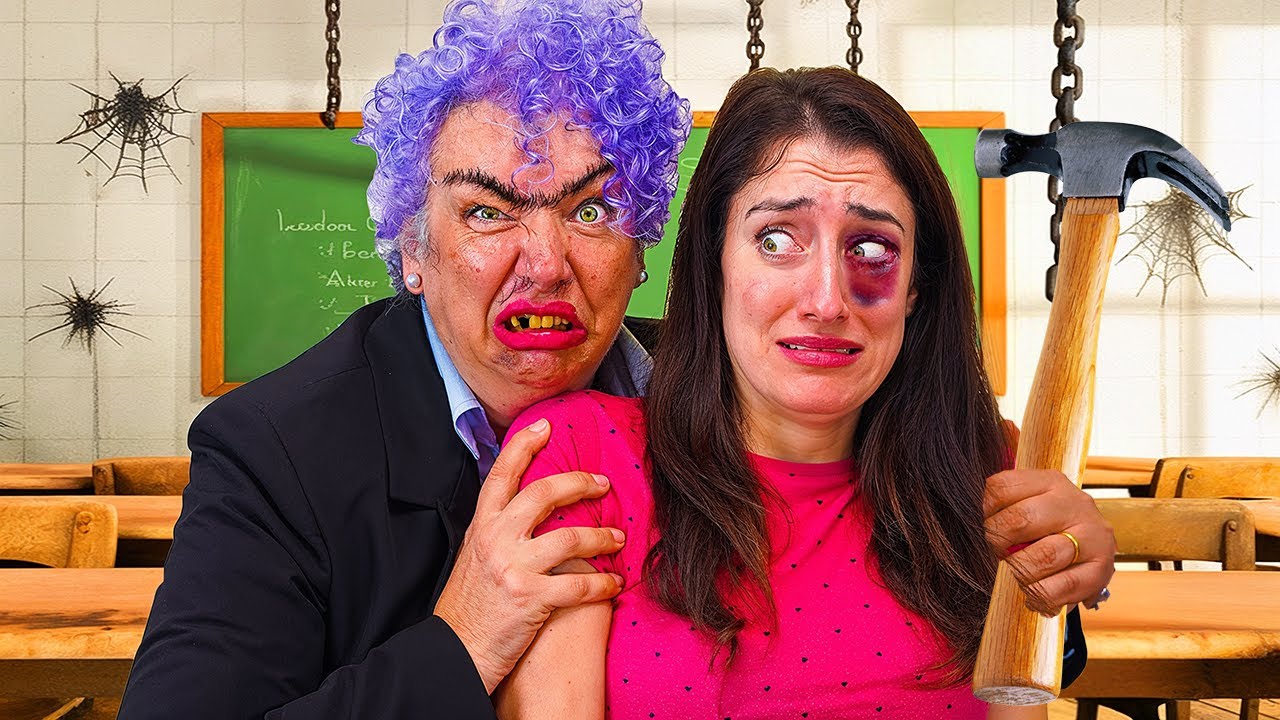 MAI FAR ARRABBIARE LA MAESTRA PIÙ CATTIVA AL MONDO!!!*SCHERZI ALLA MAESTRA*