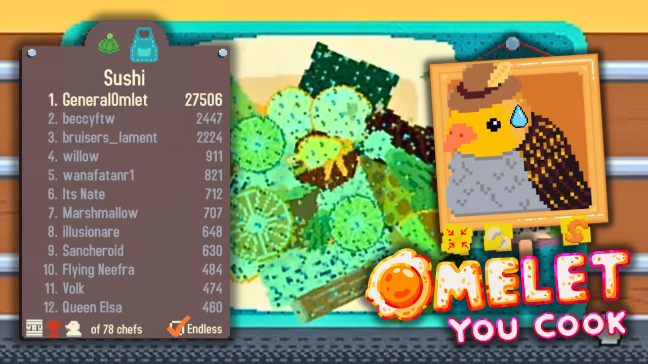 BECOMING THE OMELET MASTER! - Omelet You Cook (Sushi Weekly High Score 27506 pts)