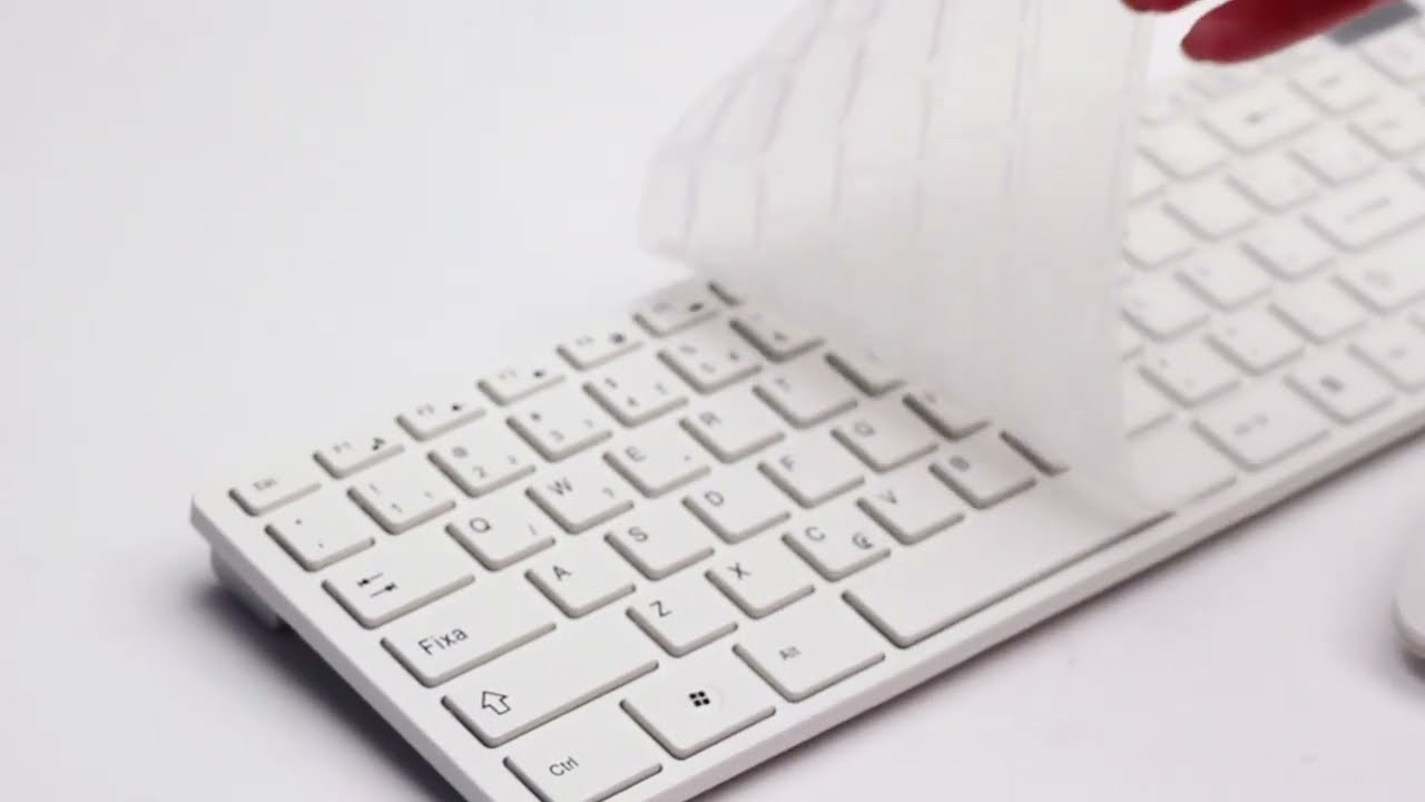 Kit Teclado Mouse Wireless S/fio Ultra Slim 2.4 Ghz