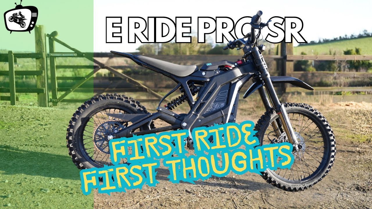 E Ride Pro SR | Моя ПЕРВАЯ поездка на электромотоцикле, и я этого совсем не ожидал!...