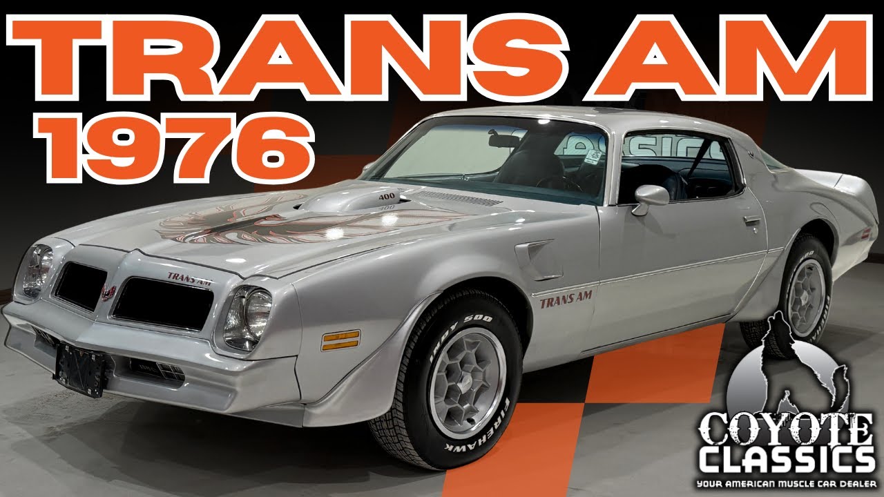Ford Trans Am 1976 года выпуска продается за 39 995 долларов в Coyote Classics.