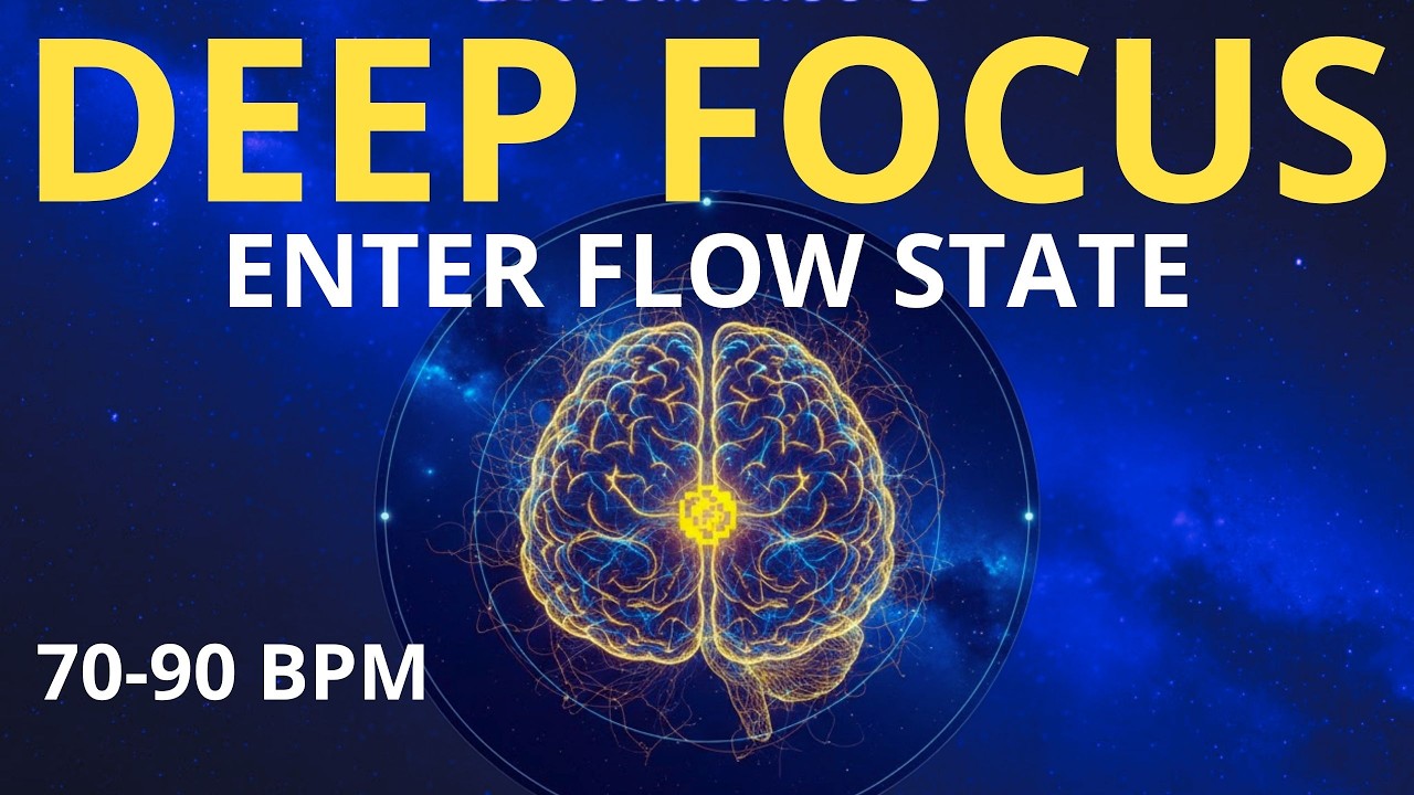 DEEP FOCUS — Enter Flow State | 90 BPM Ambient for Deep Work & Study