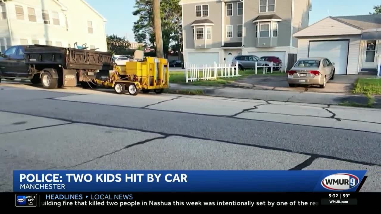 Two children recovering after being hit by car in Manchester