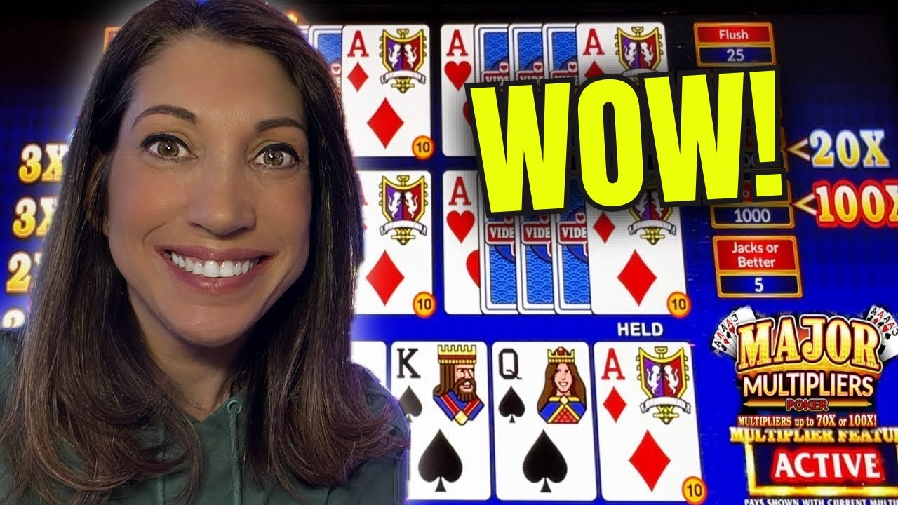 THIS is a Game Changer! 😮 MAJOR MULTIPLIERS Video Poker in Reno