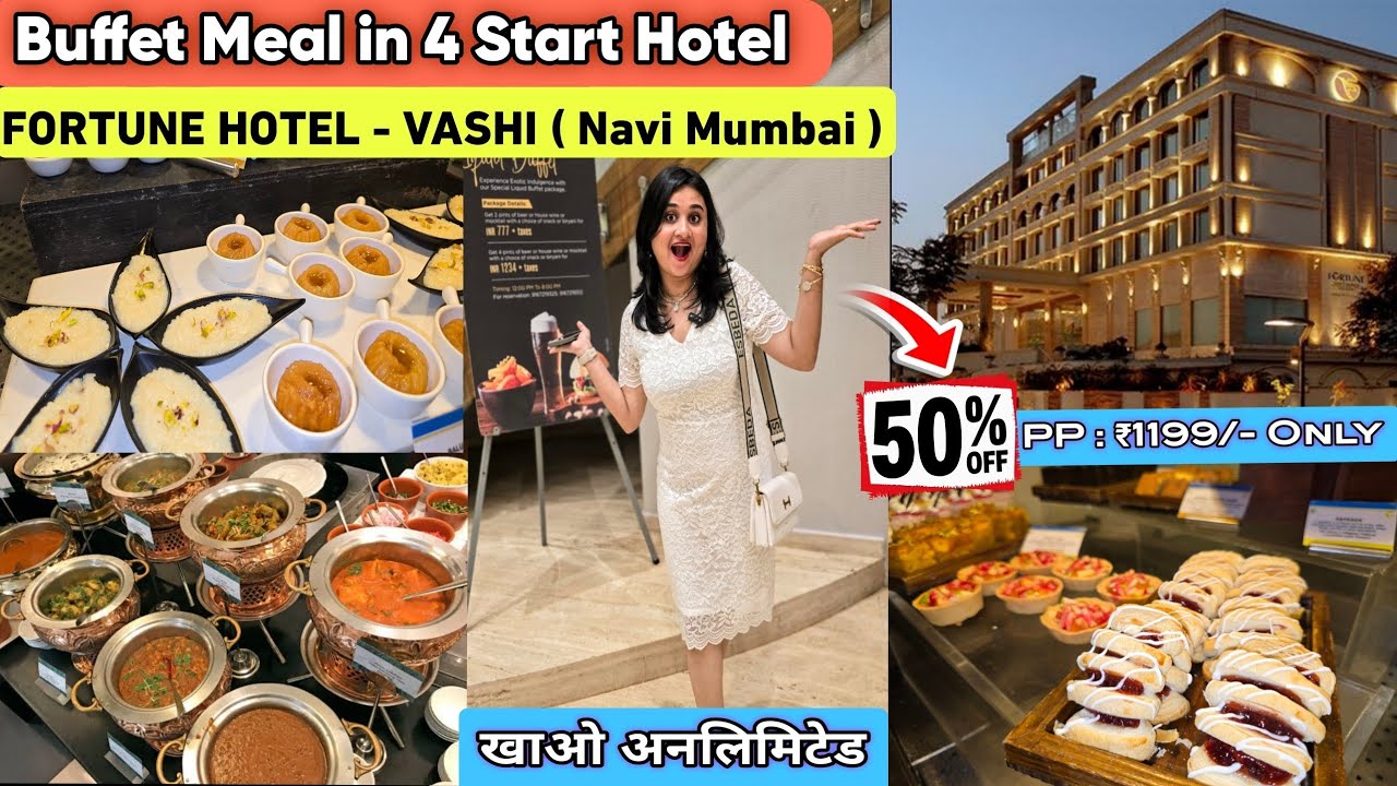 Buffet Dinner in Fortune - ITC Hotel | Zodiac Restaurant #buffet #navimumbai