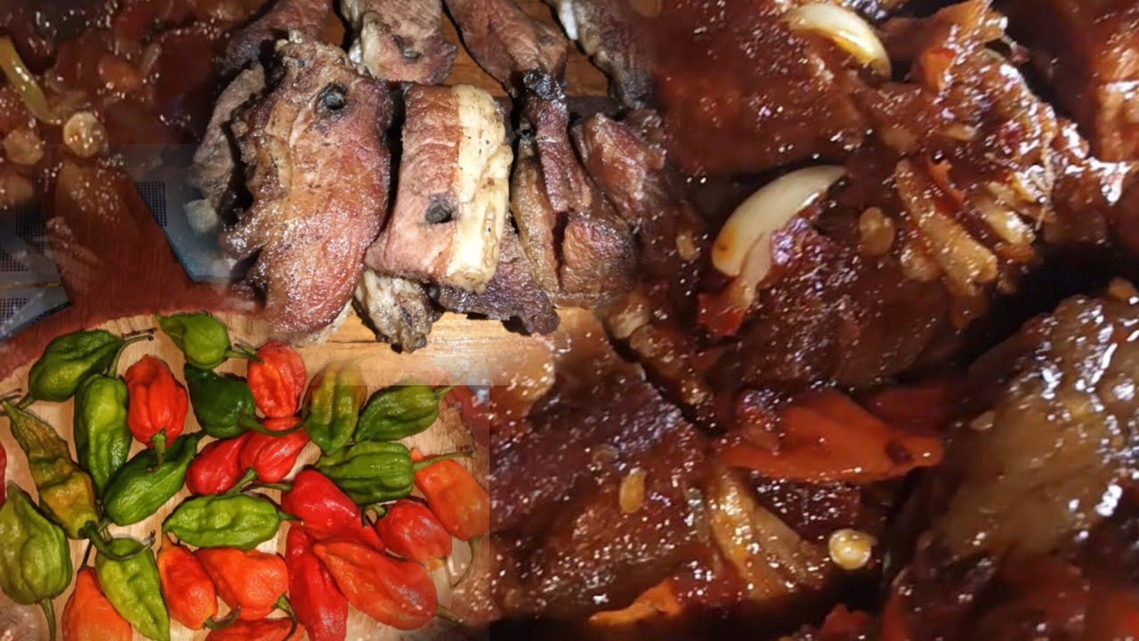 Smoked Pork With Naga King Chilli | Spicy and tasty Pork With King Chilli | Wonny Ngullie #Naga