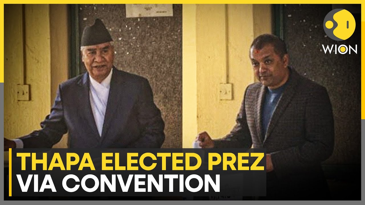 Nepal Congress Splits: Thapa Elected Prez via Convention | WION