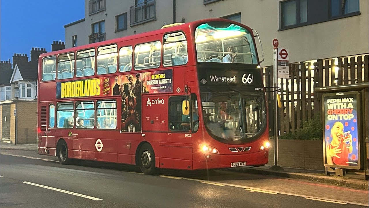DB300 In Limp Mode + W/Loud Axles on Route 66 | Arriva DW233 (LJ59 AEC)