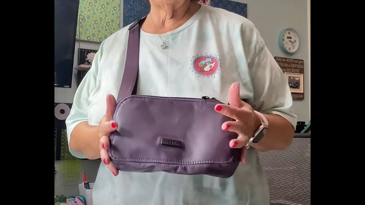 Louie Waist pack a pattern by UhOh Creations Purple Leather!  Oh my!