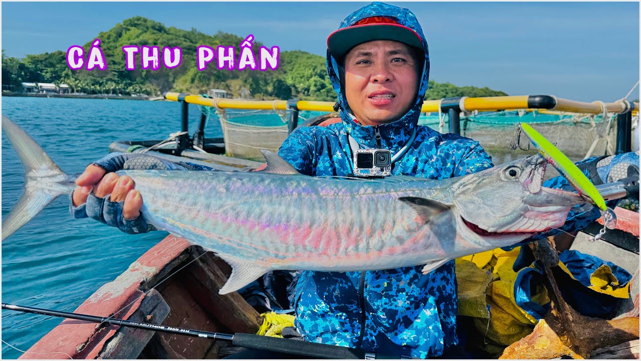 Câu được cá Thu Phấn ở quần đảo Nam Du , fishing shore in vietnam ( 2025 )