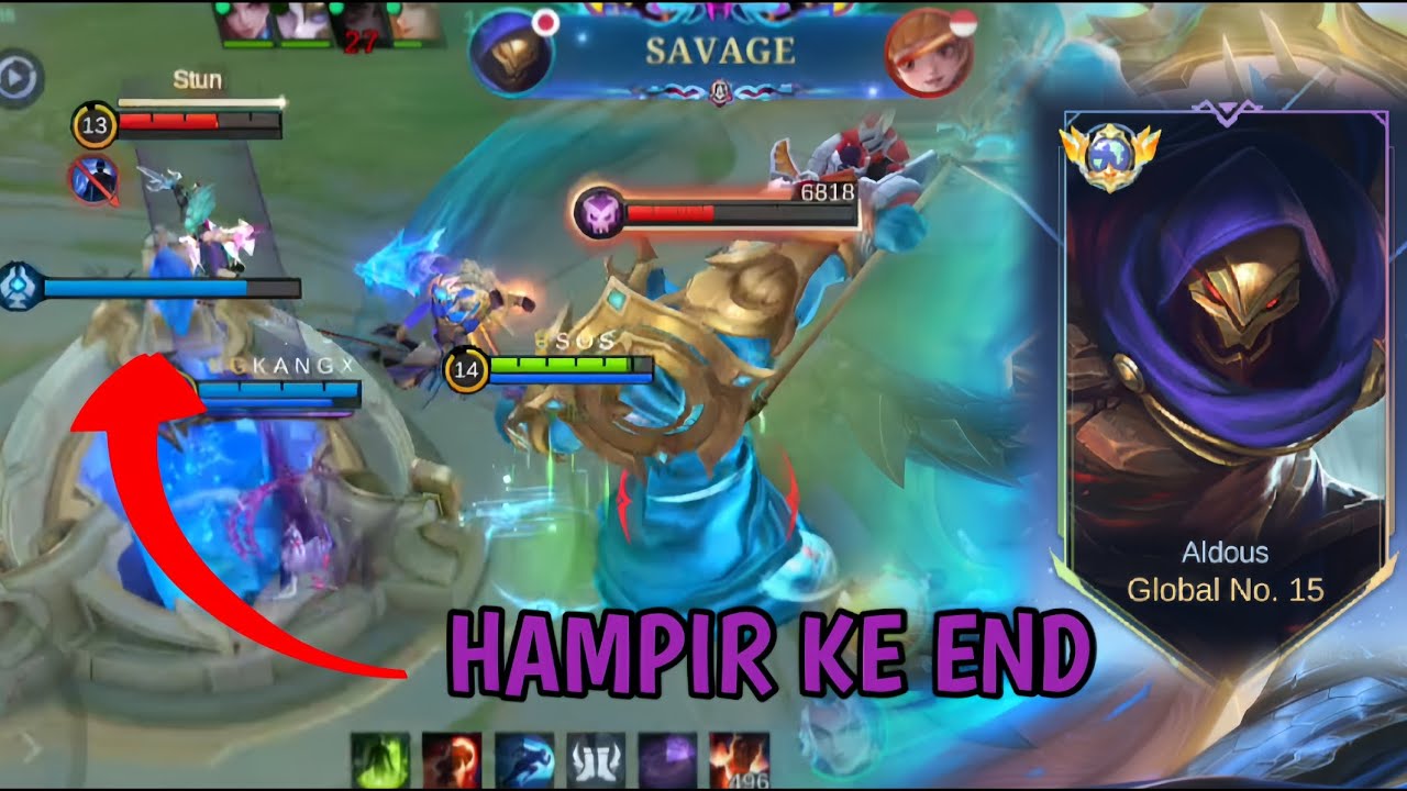 MOMEN KING ALDQI BERHASIL MEMBALIKKAN KE ADAAA #mobilelegends 