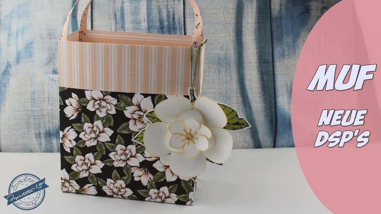 Anleitung #328: MUF 8.3: Große Tasche / Set: Magnoliengruß