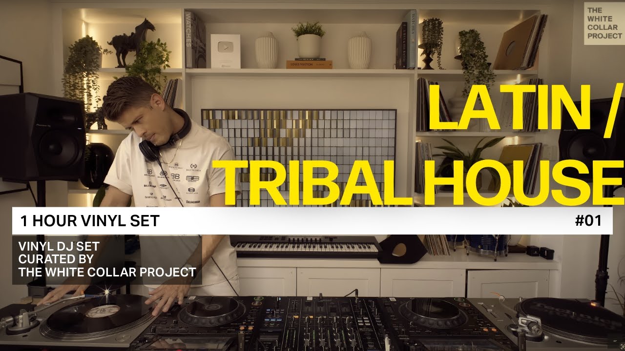 Latin & Tribal HOUSE — Vinyl + CDJs DJ 1‑Hour Mix