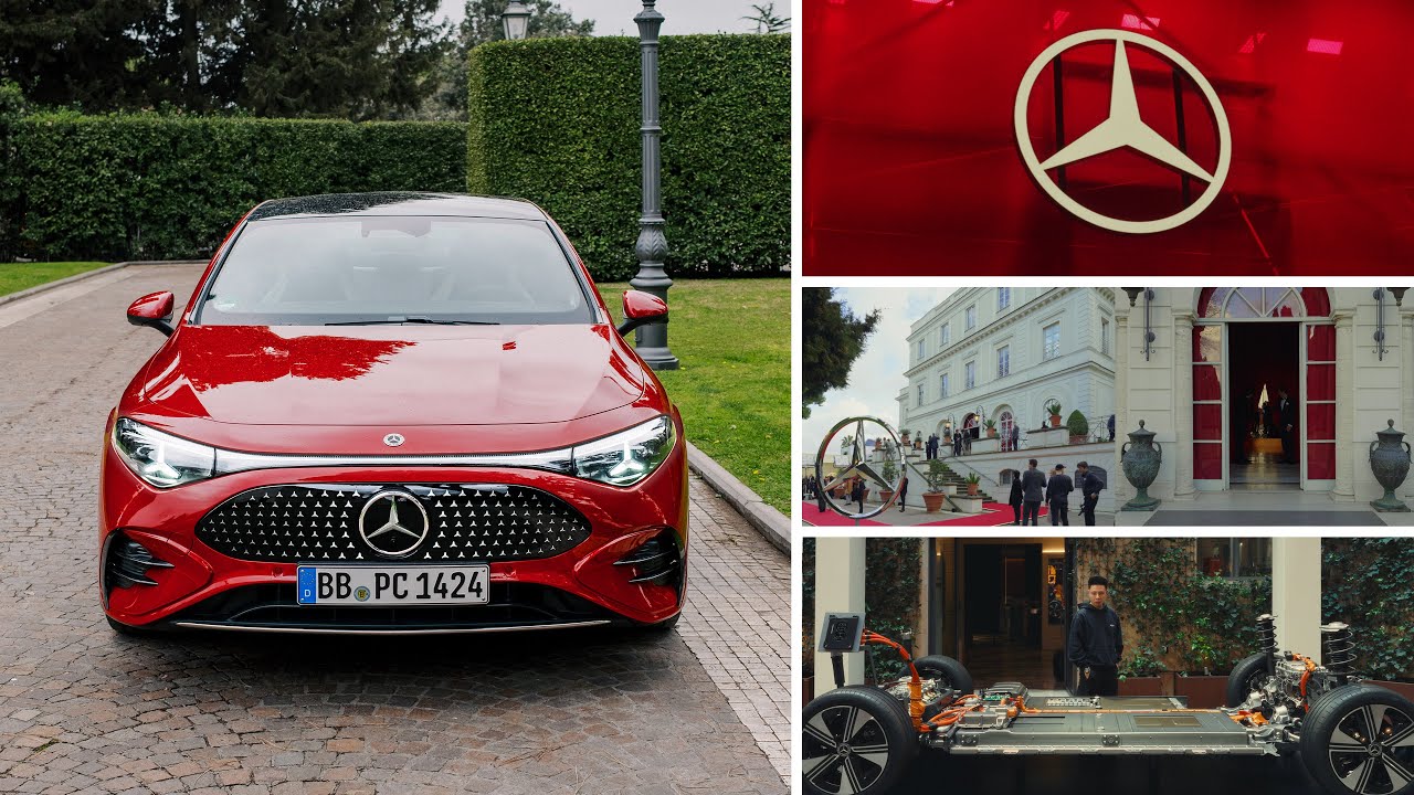All-New Mercedes-Benz CLA // Futuristic Luxury Meets Rome!