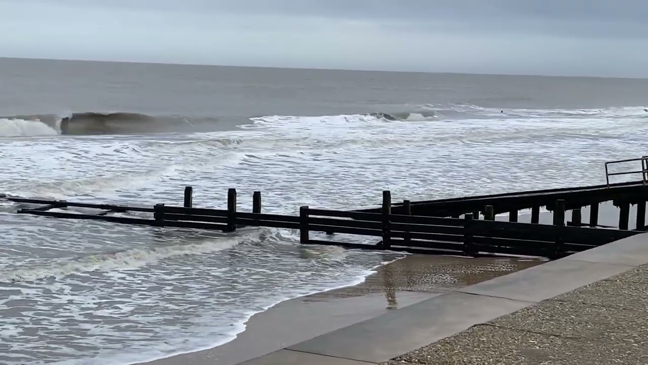 Winston has a micro adventure to Walcott, Norfolk