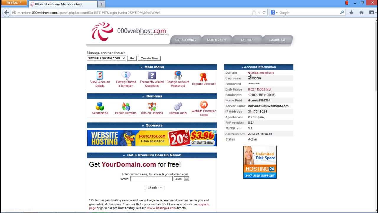 How to Install Wordpress on Host