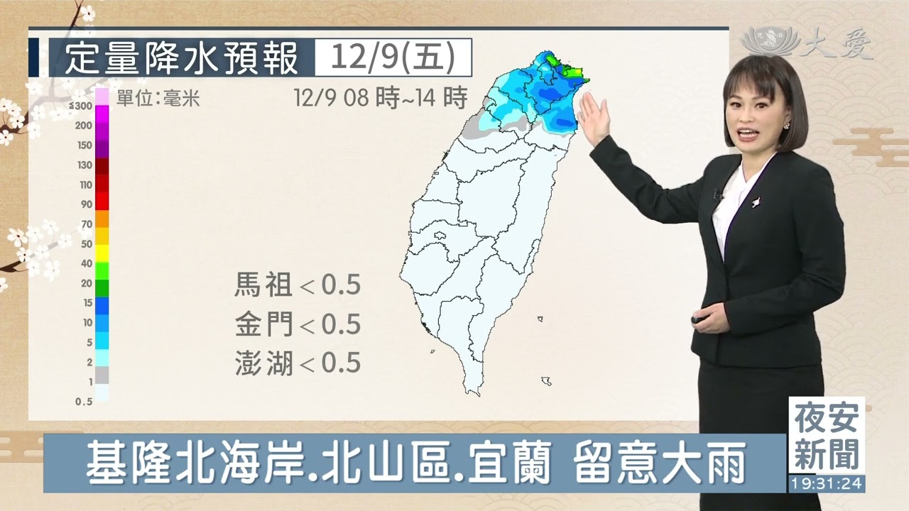 明起北部逐日降溫