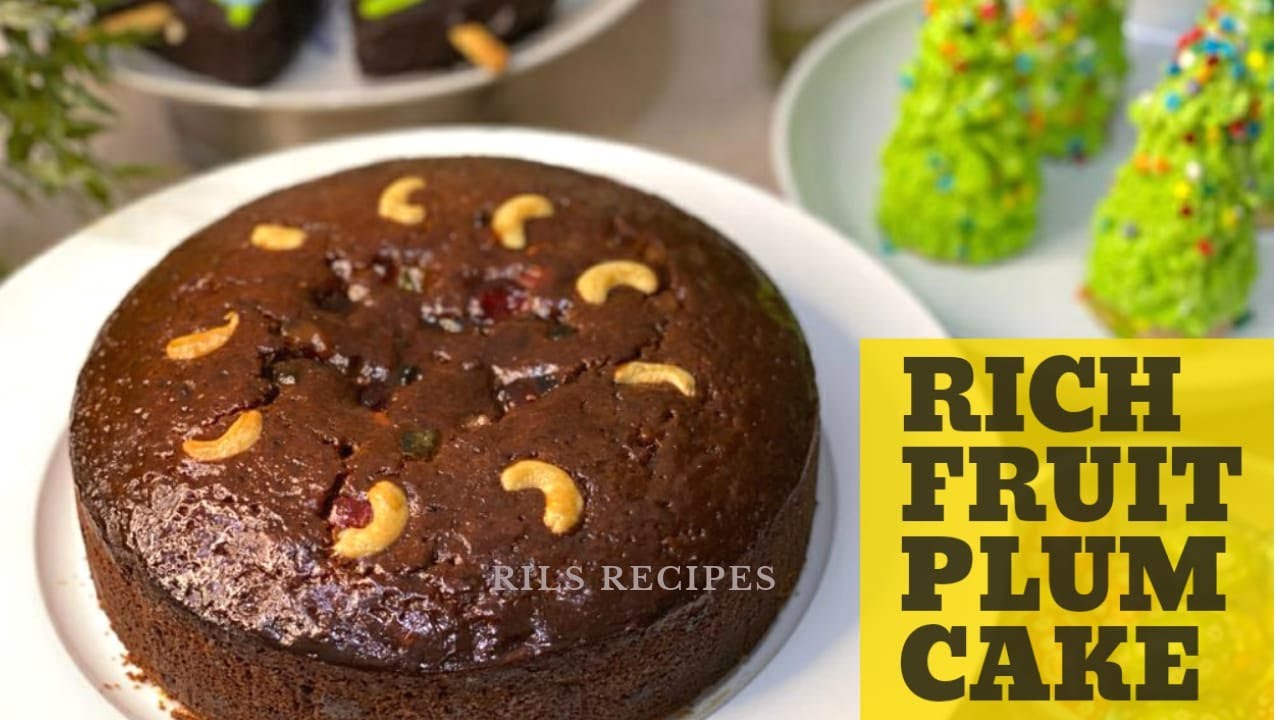 Rich Fruit Plum Cake | Instant plum cake recipe | No soaking Non alcoholic plum cake