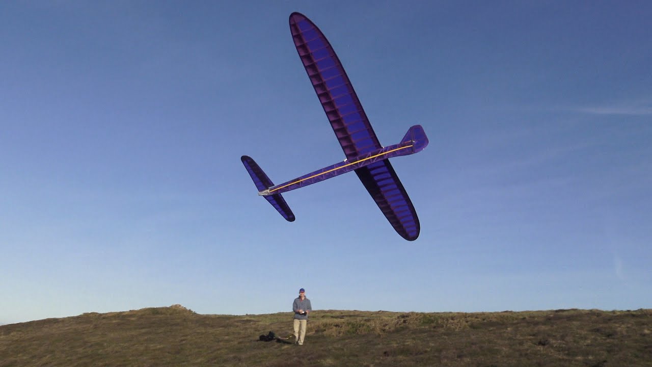 Canard glider sloping