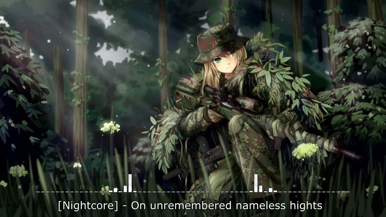 Nightcore - On unremembered nameless hight (На безымянной высоте)