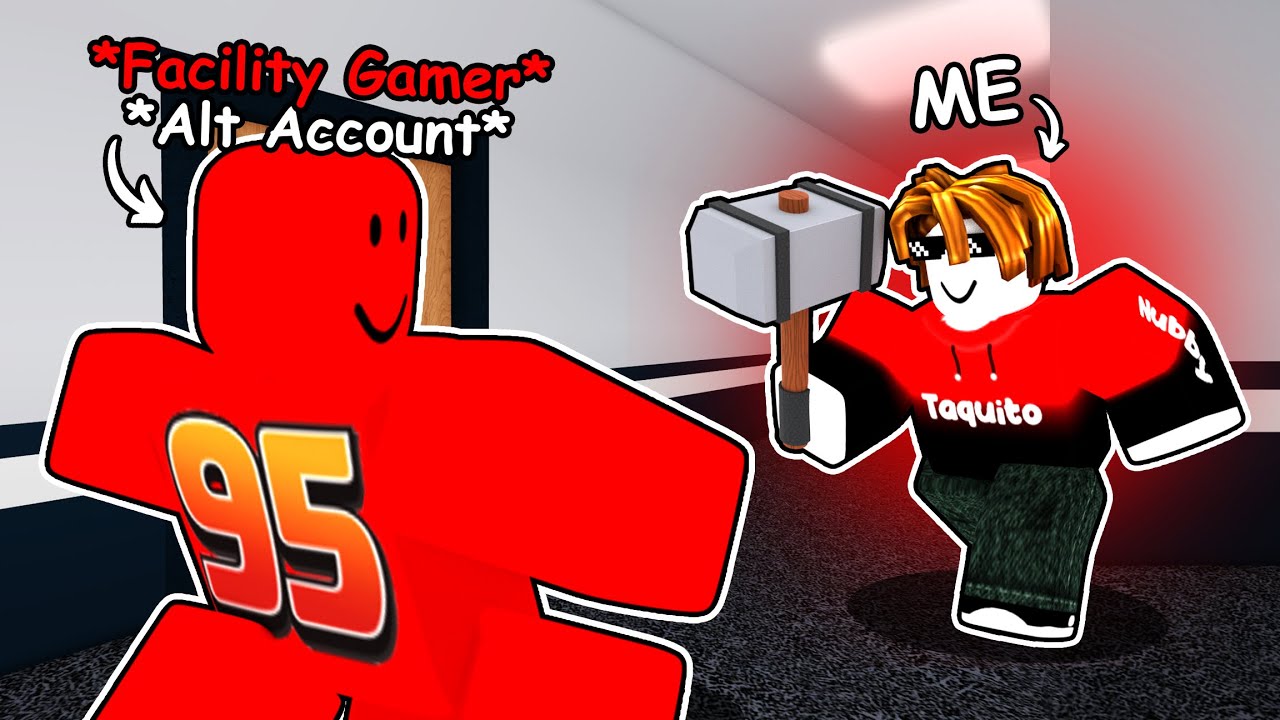 Catching Facility Gamer Alt Trolling in Flee the Facility...