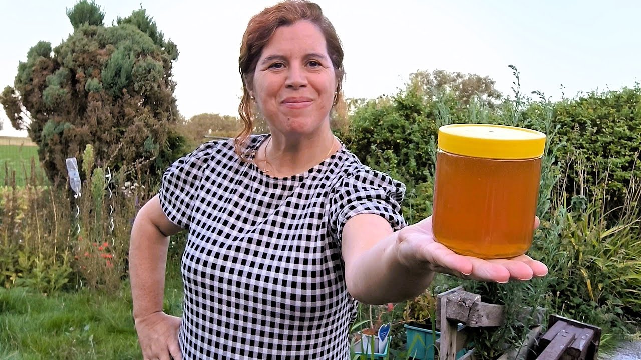 Por fin! Ya tengo miel de mis abejas.