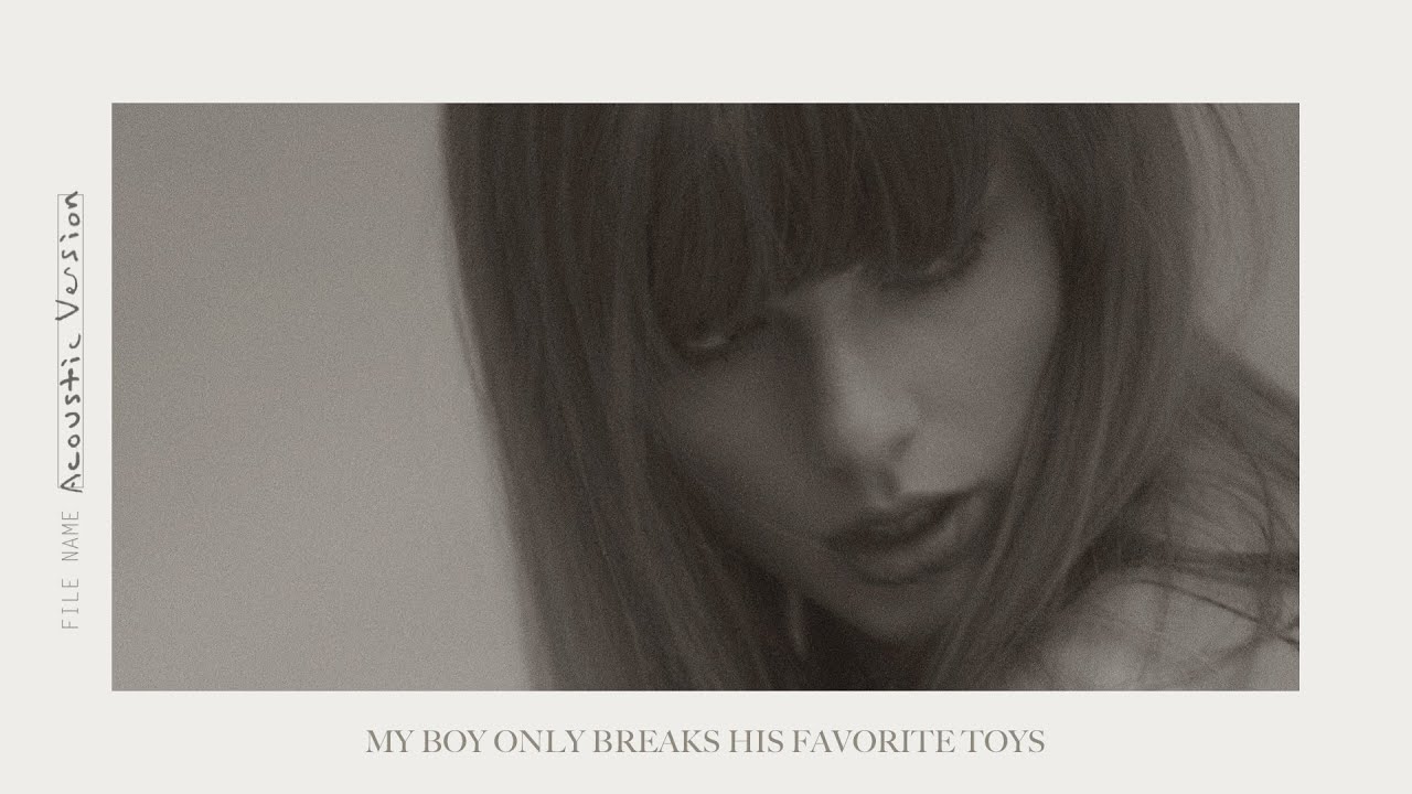 Taylor Swift - My Boy Only Breaks His Favorite Toys (Acoustic Version)