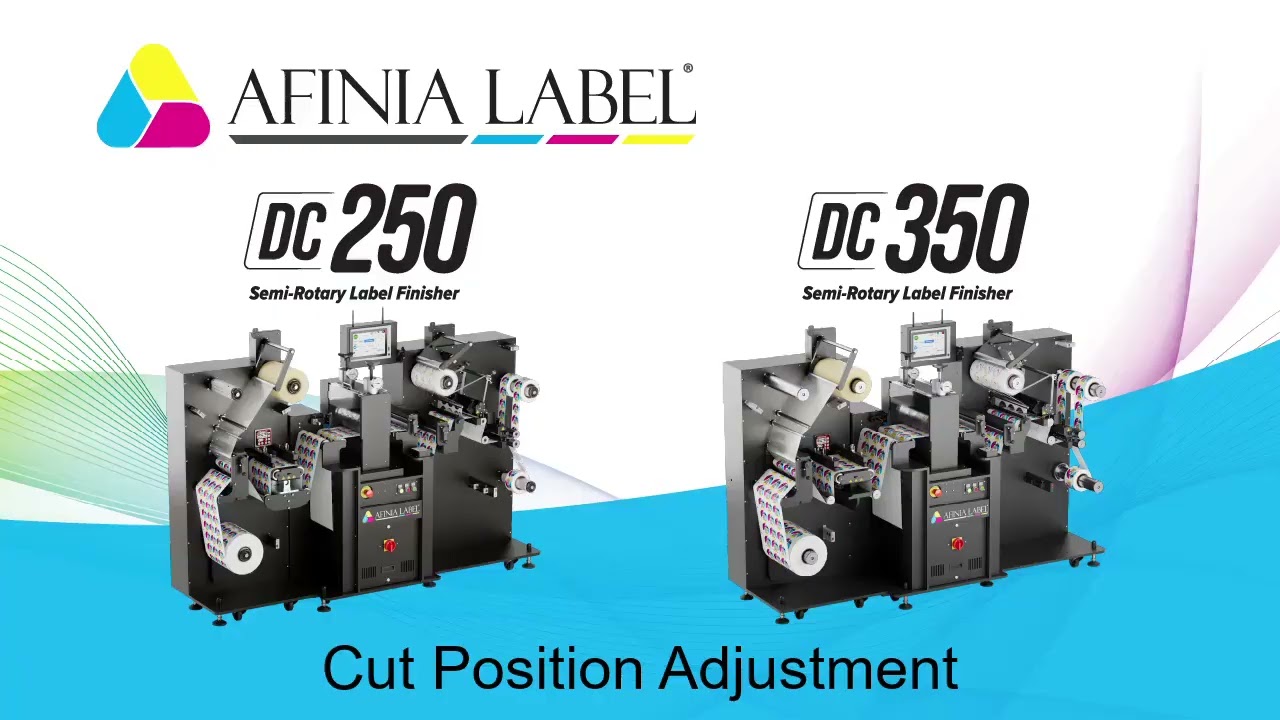 How to Operate the Afinia DC350 & DC250 Semi-rotary Die-cutting Machine - @3labels @LabelsTech