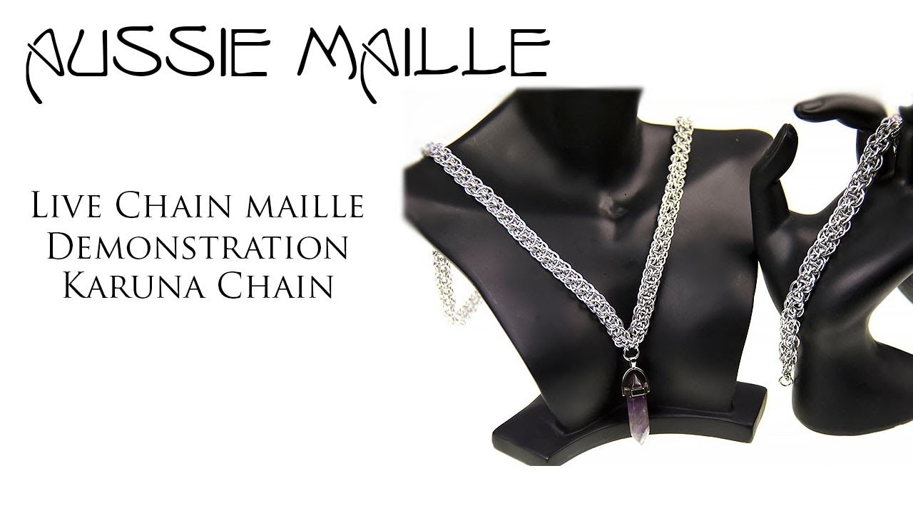 Live Chain Maille Demonstration - Karuna Chain