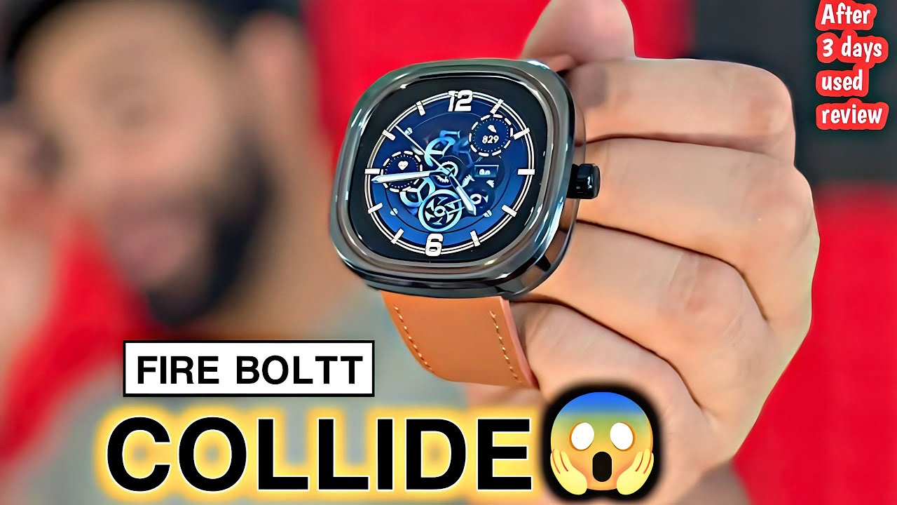 Best STYLISH Smartwatch*fire BOLTT collide Unboxing & review! Best calling smartwatch under 3K